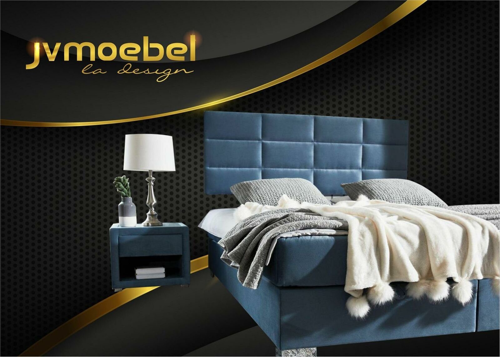 x 180 JVmoebel Bett Luxus Schlafzimmer 200cm 160 Betten Doppel Boxspring Bett, 140