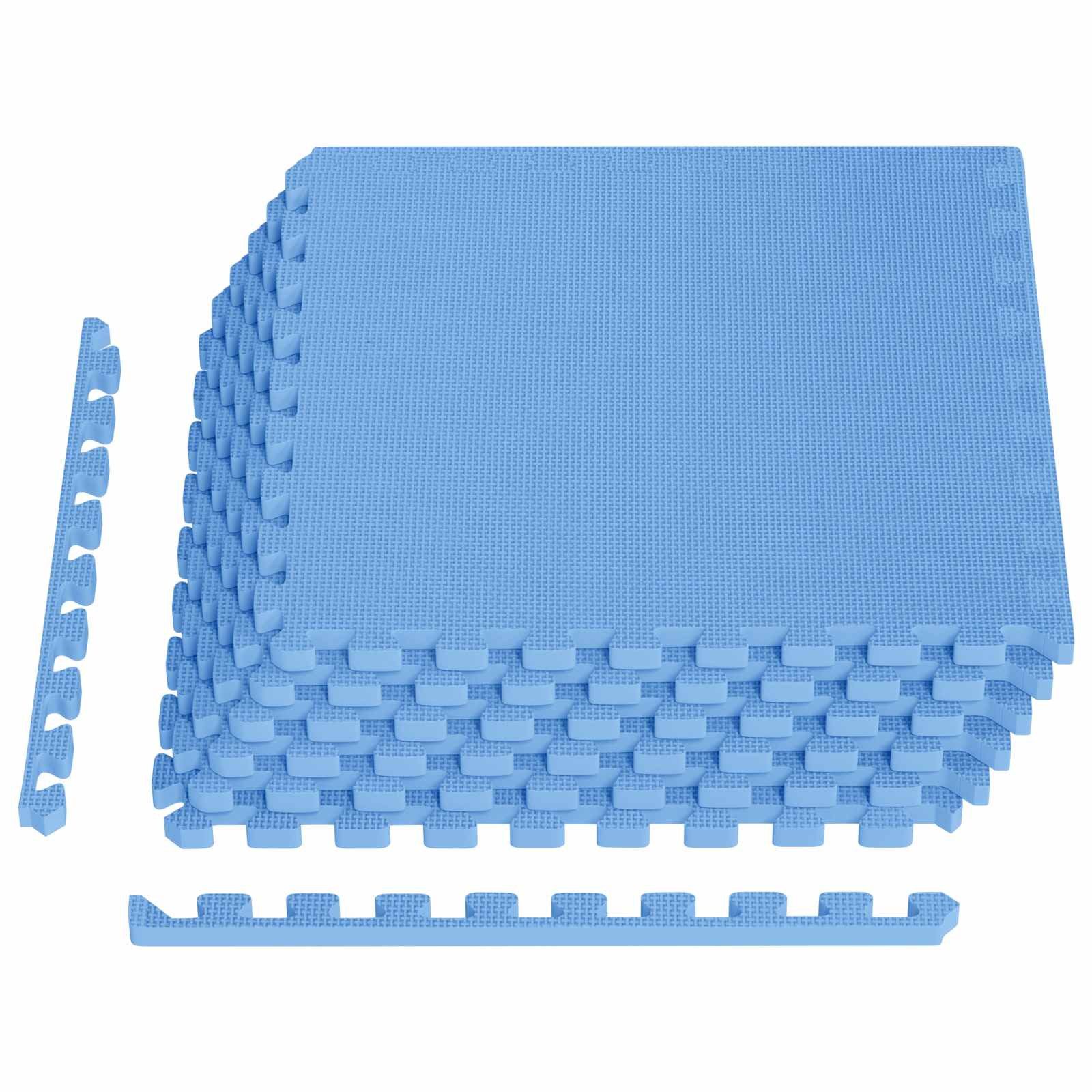 Bodenmatte Fußmatten 6 pcs Blau 2,16 m² EVA-Schaum
