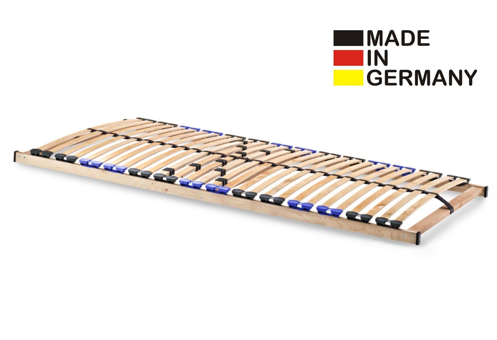 Lattenrost TWINFLEX-NV, MeineMatratze24, Perfekte Körperanpassung durch 7 Liegezonen, druckentlastend.