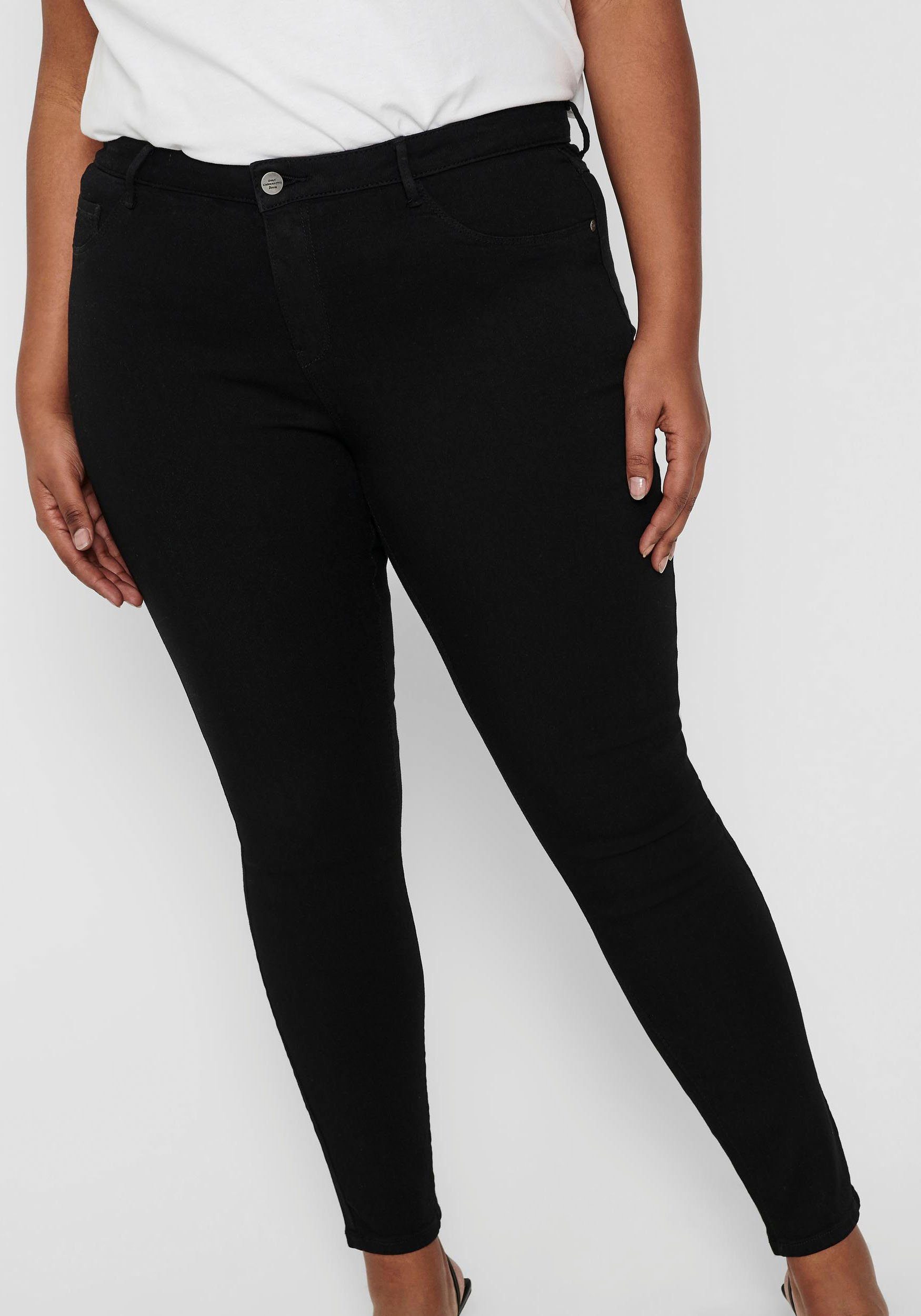 ONLY CARMAKOMA Skinny-fit-Jeans CARTHUNDER REG PUSH günstig online kaufen