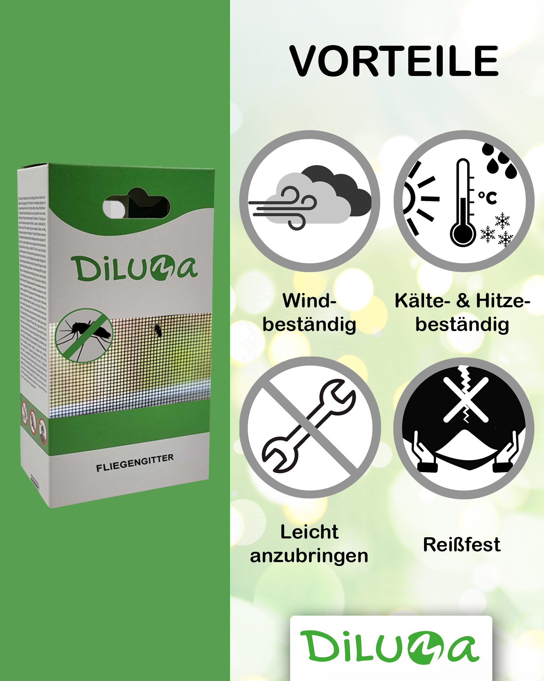 Waidmeister Fliegengitter-Gewebe Fliegengitter Aktion 5er Set 130 x 150 cm Anthrazit, (1-St)