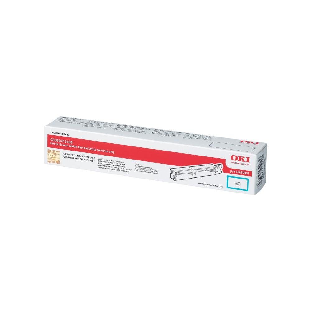 OKI Tonerpatrone C3300/C3400/C3450/C3600 cyan Toner
