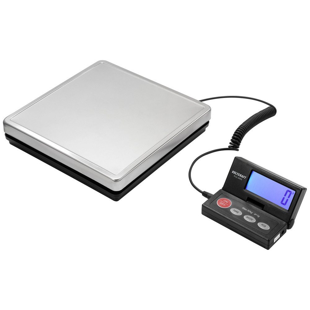 VOLTCRAFT Kofferwaage VOLTCRAFT PLS-205S Plattformwaage VC-15445055 Wägebereich (max) 50 k, (PLS-205S)