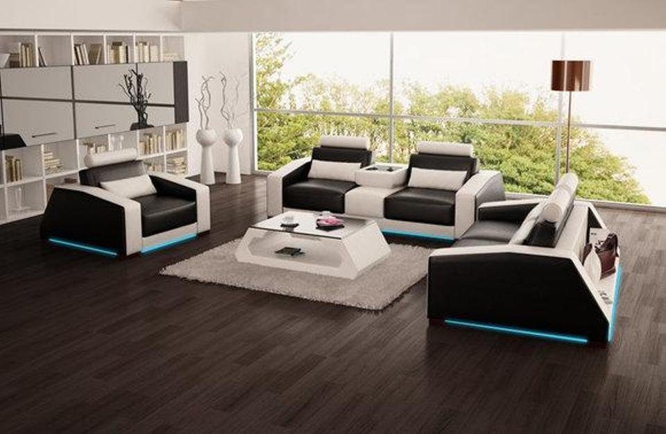 JVmoebel Sofa Polster Couchen Sofas Couch Garnitur Design Garnituren 3+2+1 Sessel, Made in Europe