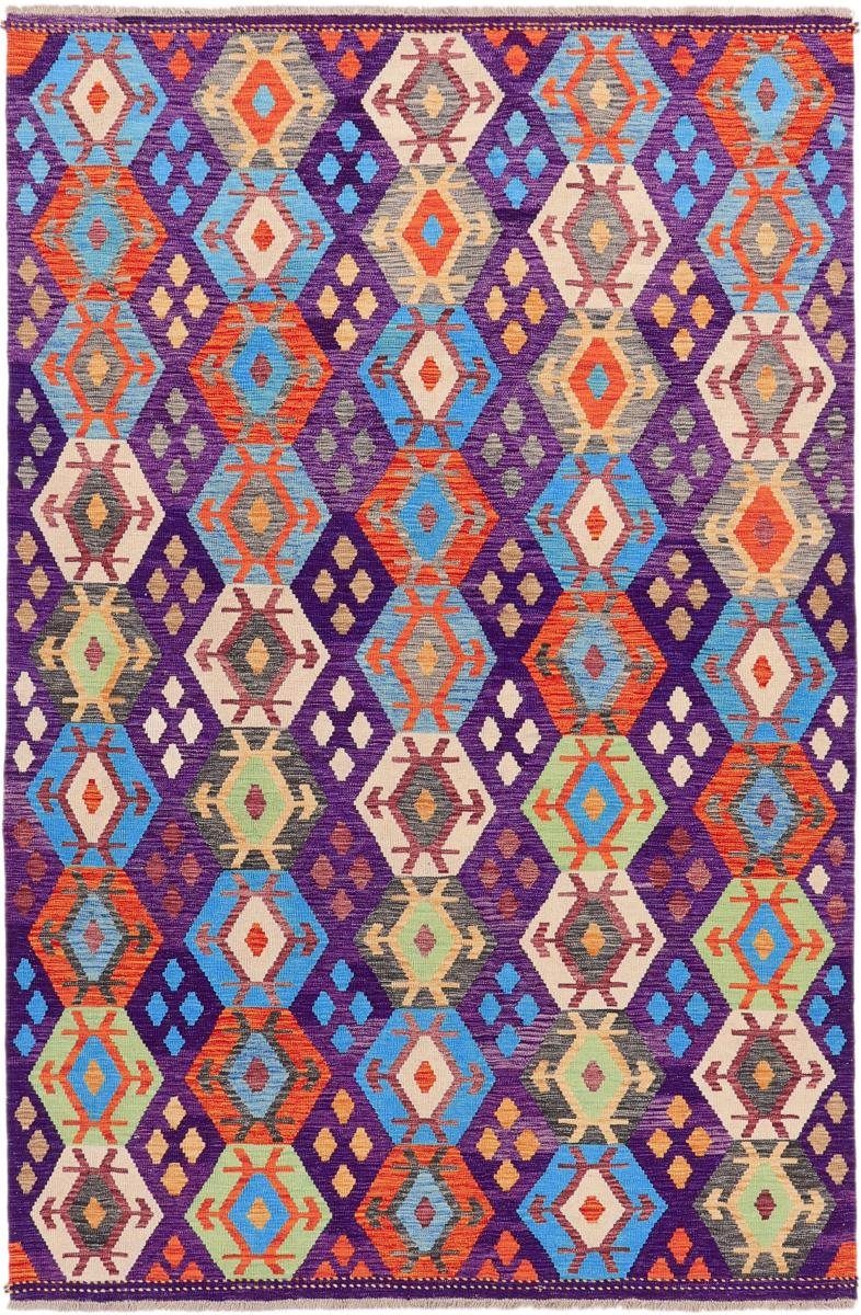 Orientteppich Kelim Afghan Heritage 208x317 Handgewebter Moderner Orientteppich, Nain Trading, rechteckig, Höhe: 3 mm