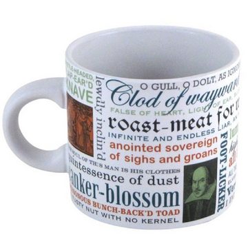 The Unemployed Philosophers Guild Becher Shakespeare Beleidigungen Kaffeebecher, Keramik, Schimpfwörter Zitate Tasse, für ca. 400ml