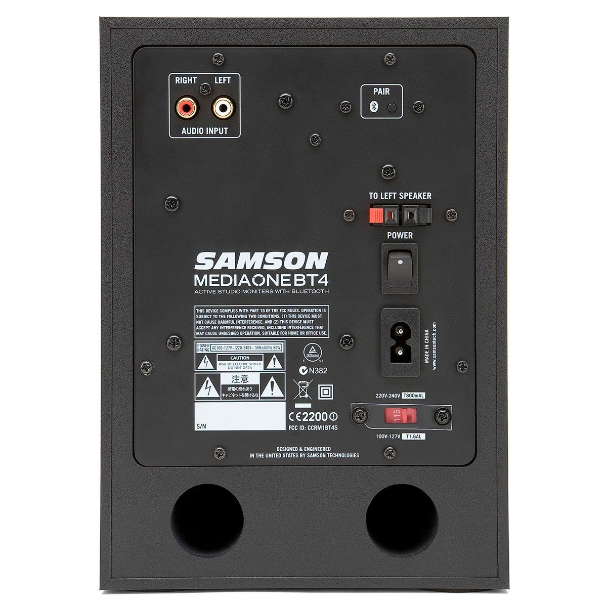 Klinkenkabel) mit Samson BT4 (Bluetooth, W, MediaOne PC-Lautsprecher 20