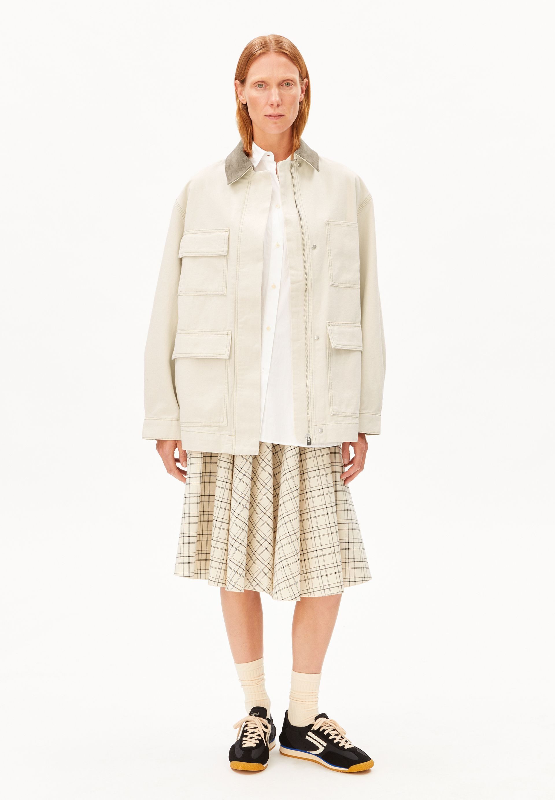 Armedangels Hemdjacke WORKWEAR CANVAS Overshirt aus Bio-Baumwolle Oversized Fit