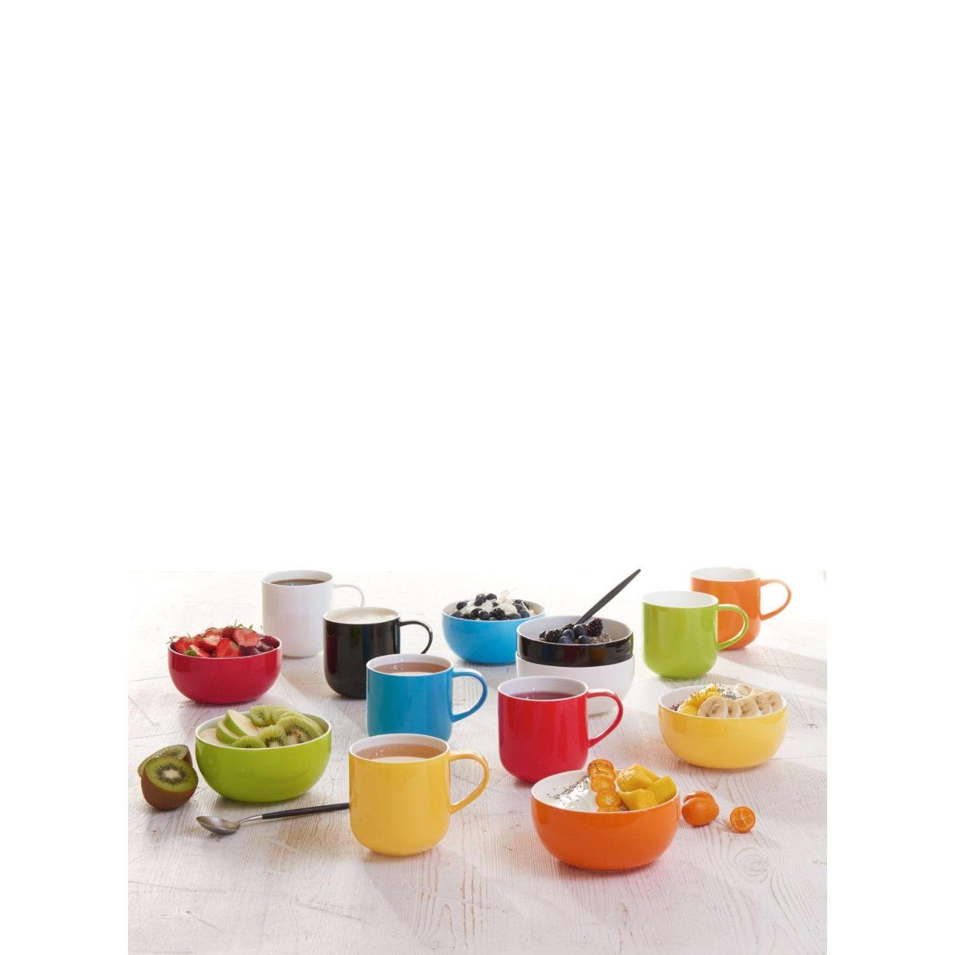 ASA SELECTION Tasse Asa Henkelbecher Coppa Bicolor Mustard – Bild 5 von 5