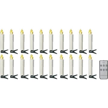 Sygonix Lichterkette Kabellose -Kerzen 20er Set Outdoor