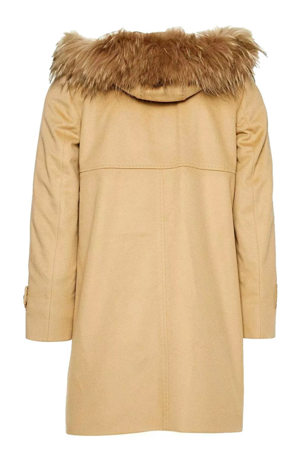 SAINT JACQUES Kurzmantel Damen Wollmantel Mantel mit Kapuze Made in Europe Hochwertiger Woll-Kaschmir-Mantel in klassischer Silhouette