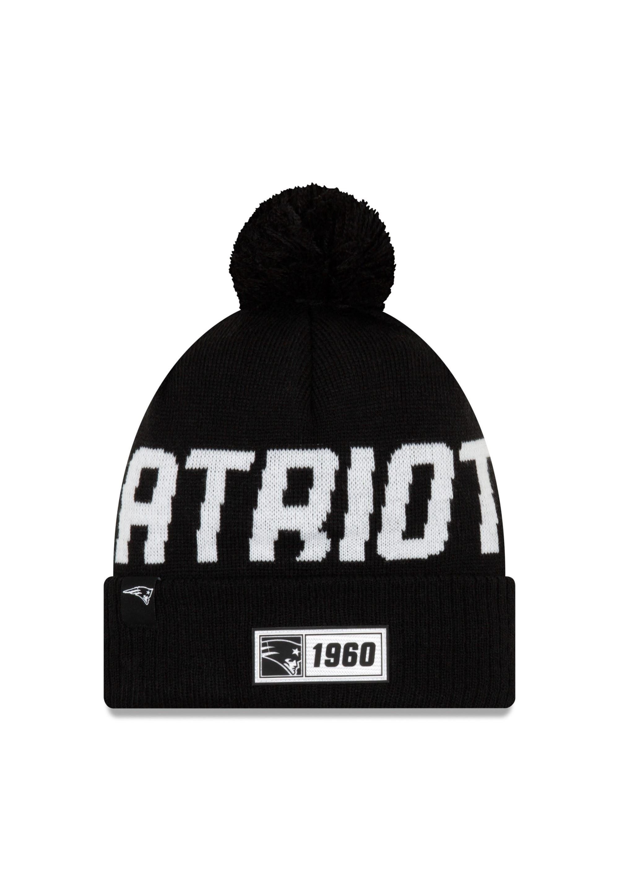 New Era Beanie New England Patriots 2019 On Field Road 1960 Beanie One-Size