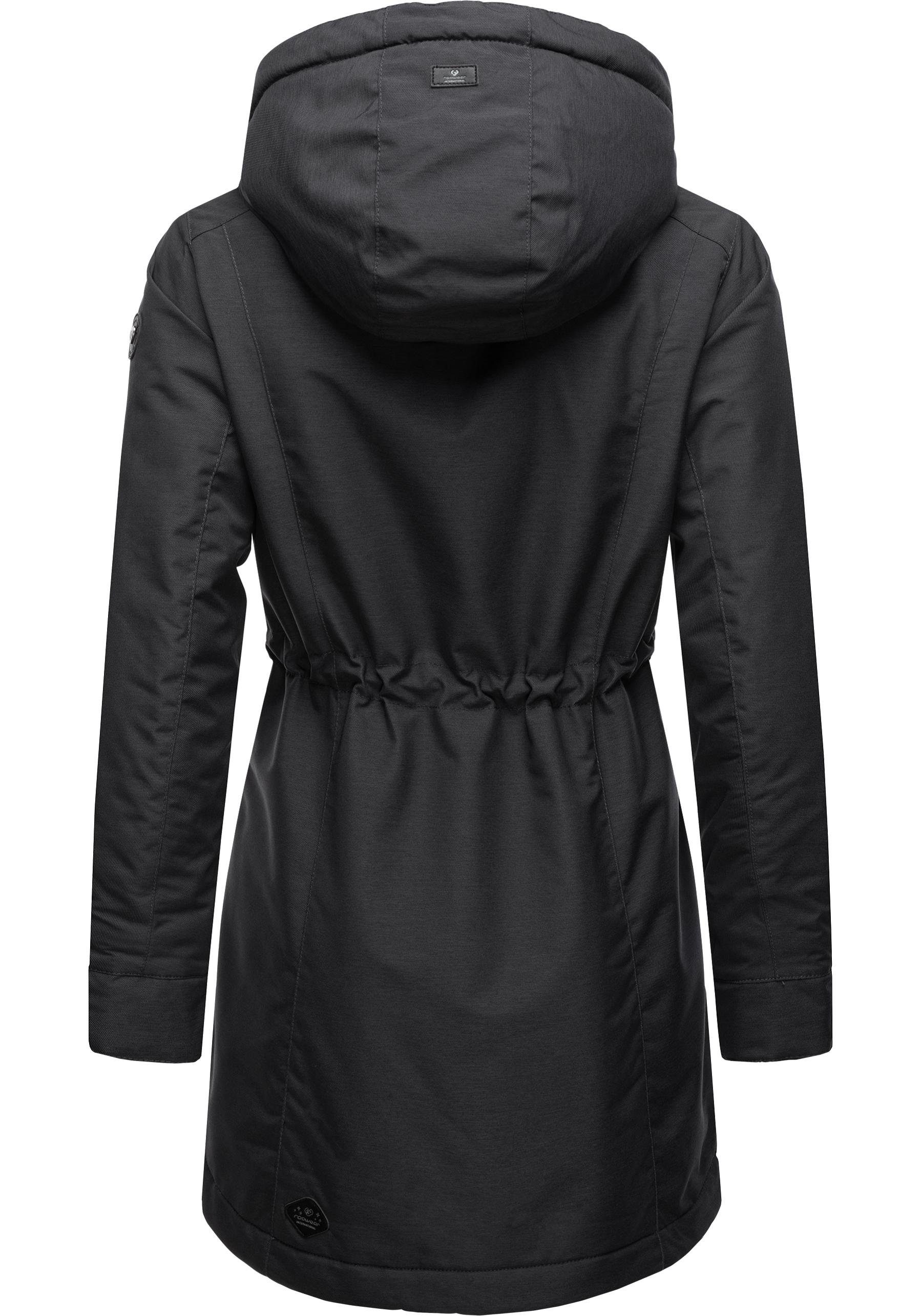 Ragwear Winterjacke Dakkota Wasserdichter Winterparka mit Teddyfleece Innenfutter – Bild 3 von 5