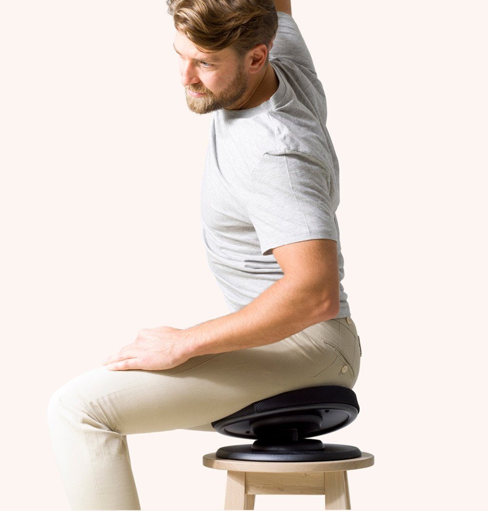 Posture Balancetrainer transportabel Aktiviert - gepolstert, Core-Muskulatur, TRAINING Swedish SEAT BALANCE Deine CORE
