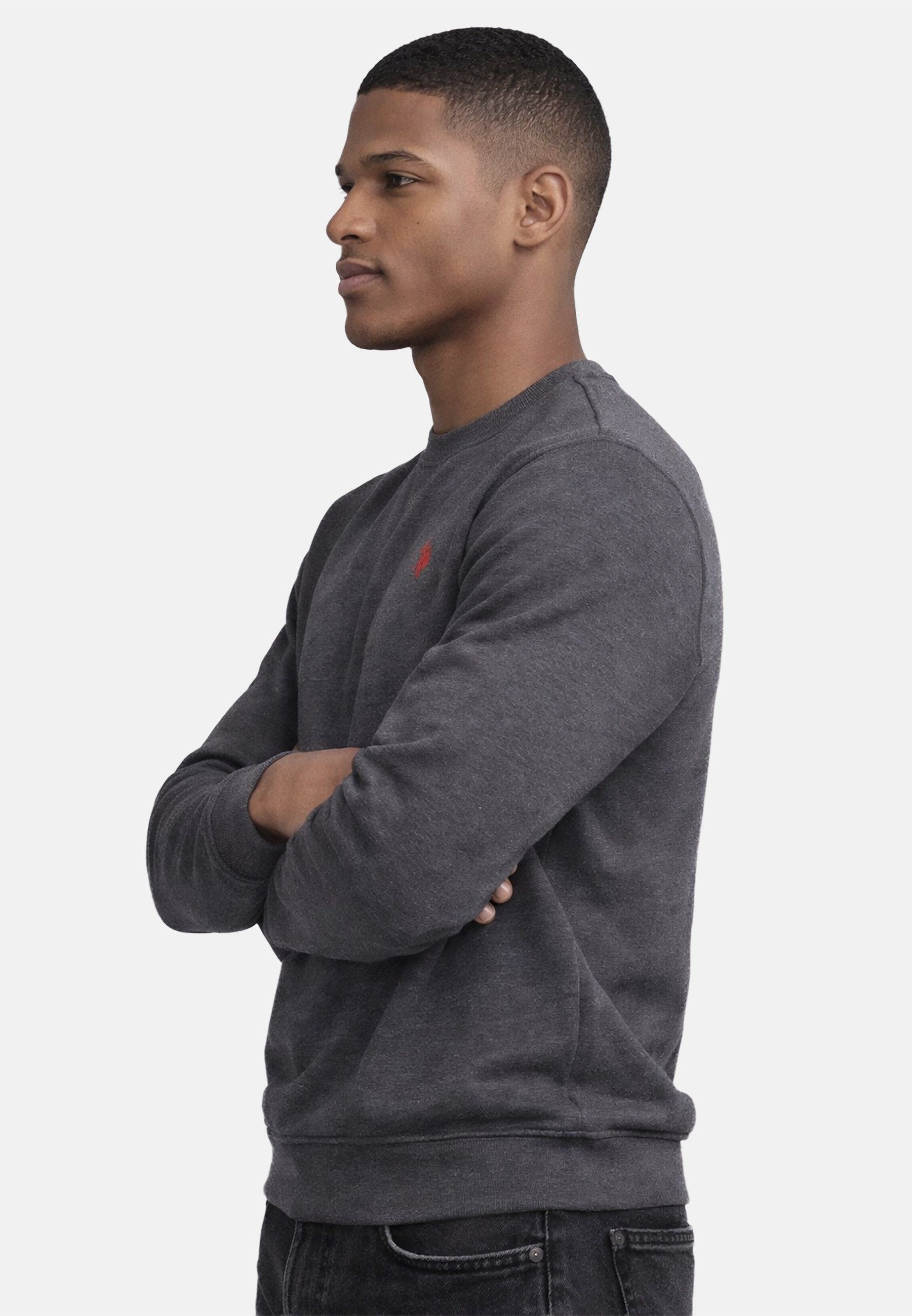 U.S. Polo Assn. Sweatshirt USGennet – Herren Pullover mit Rundhalsausschnitt Klassischer Rundhals, dezente Logo-Stickerei, bequeme Passform