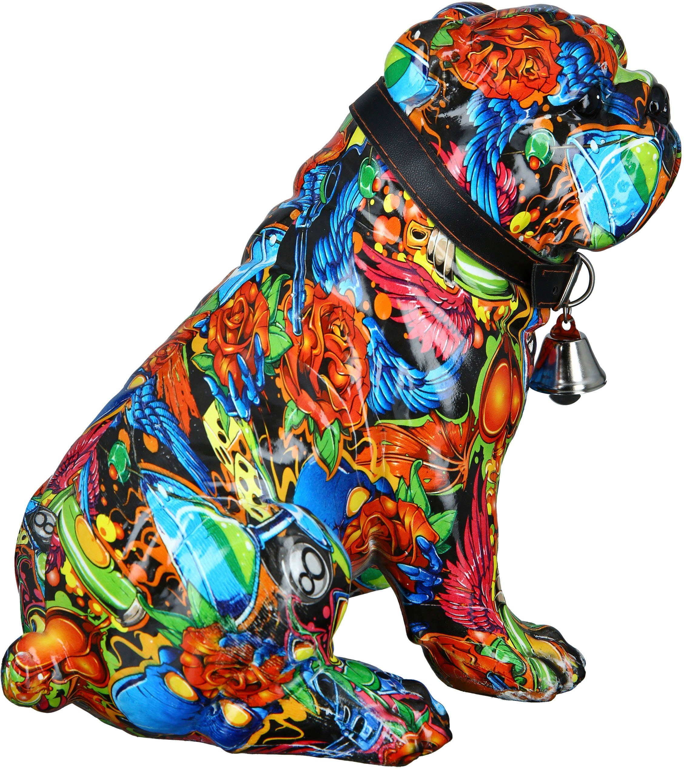 Tierfigur Mops Urban Graffiti