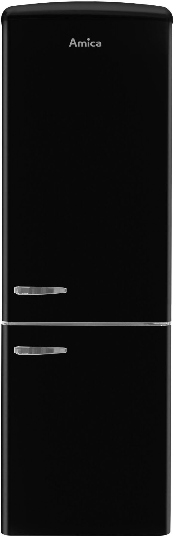 Amica Kühl-/Gefrierkombination Retro Kollektion KGCR 387 109 S, 199 cm hoch, 60 cm breit, Superkühlfunktion