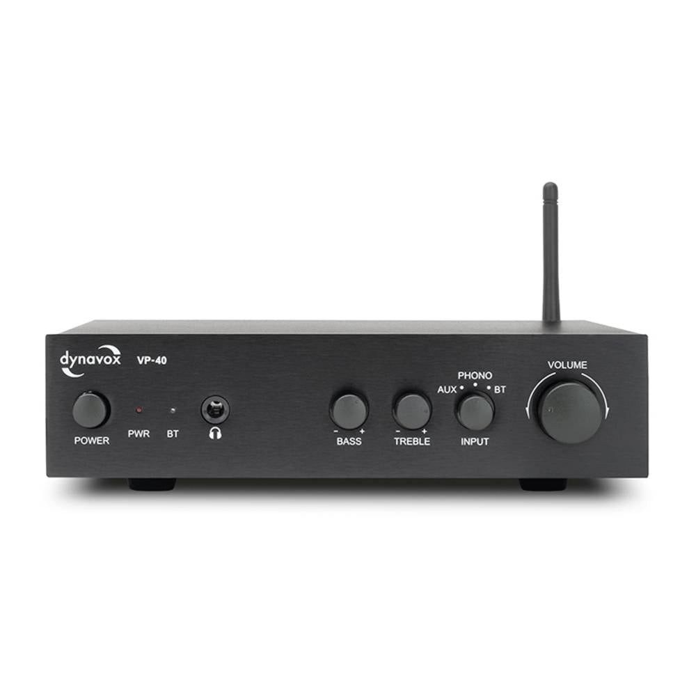 Dynavox Stereo Kompakt-Verstärker mit Phono-Eingang und BT, Farbe 207952 Audioverstärker