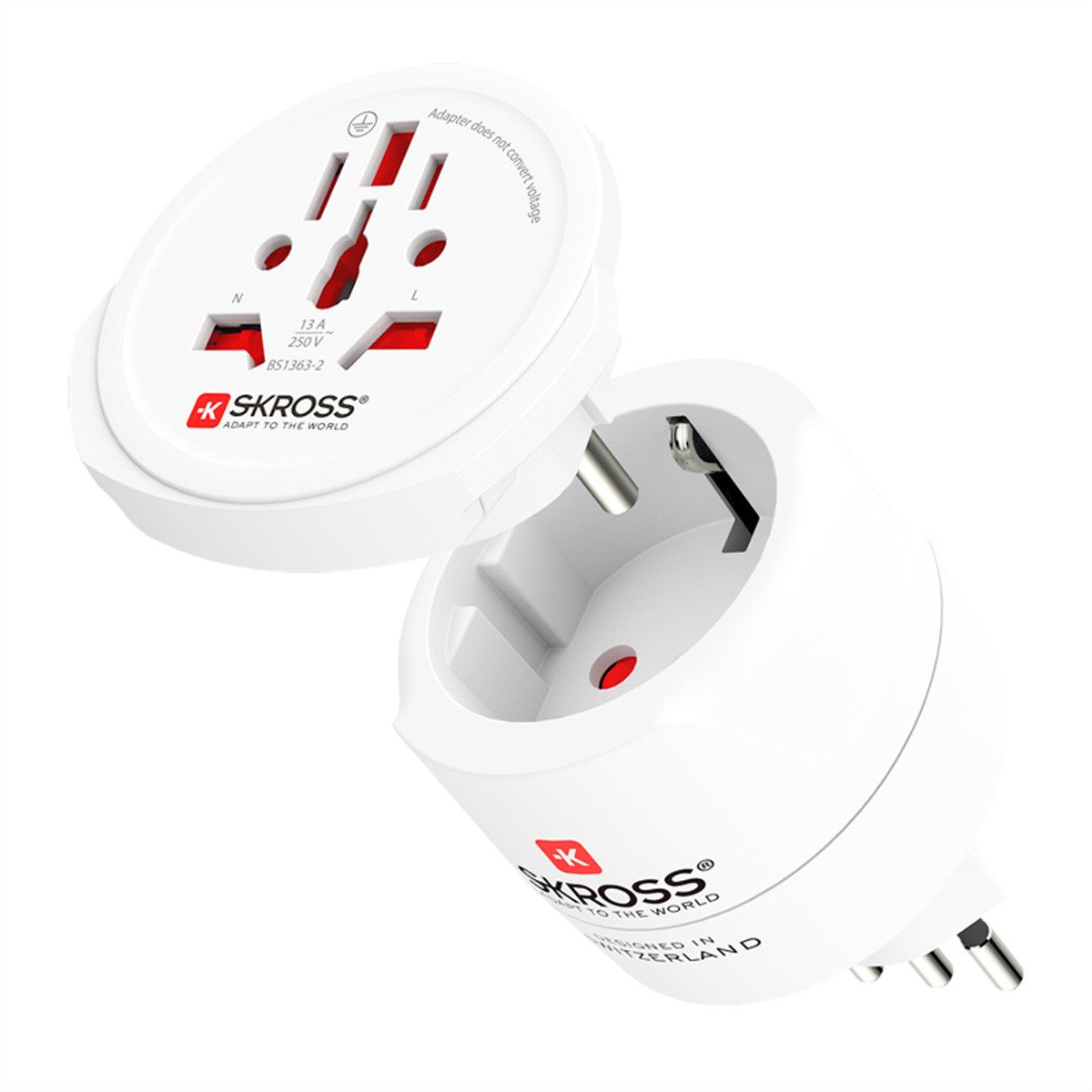 SKROSS Combo World to Switzerland Adapter-Set Stromadapter