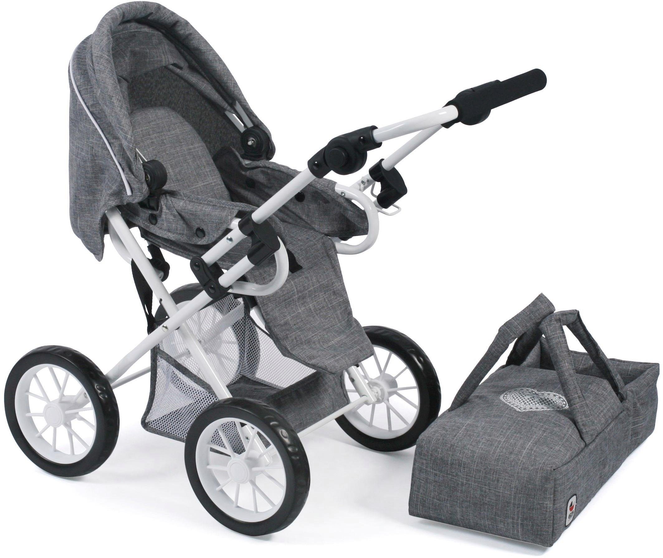 CHIC2000 Kombi-Puppenwagen Leni, Jeans Grey, mit günstig online kaufen