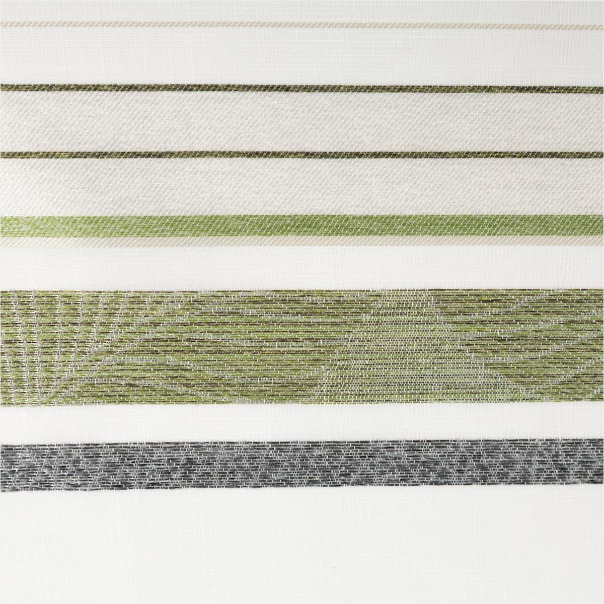SCHÖNER LEBEN. Vorhang Gardinenstoff Meterware Dekostoff halbtransparent grün 150cm, halbtransparent, Voile, pflegeleicht