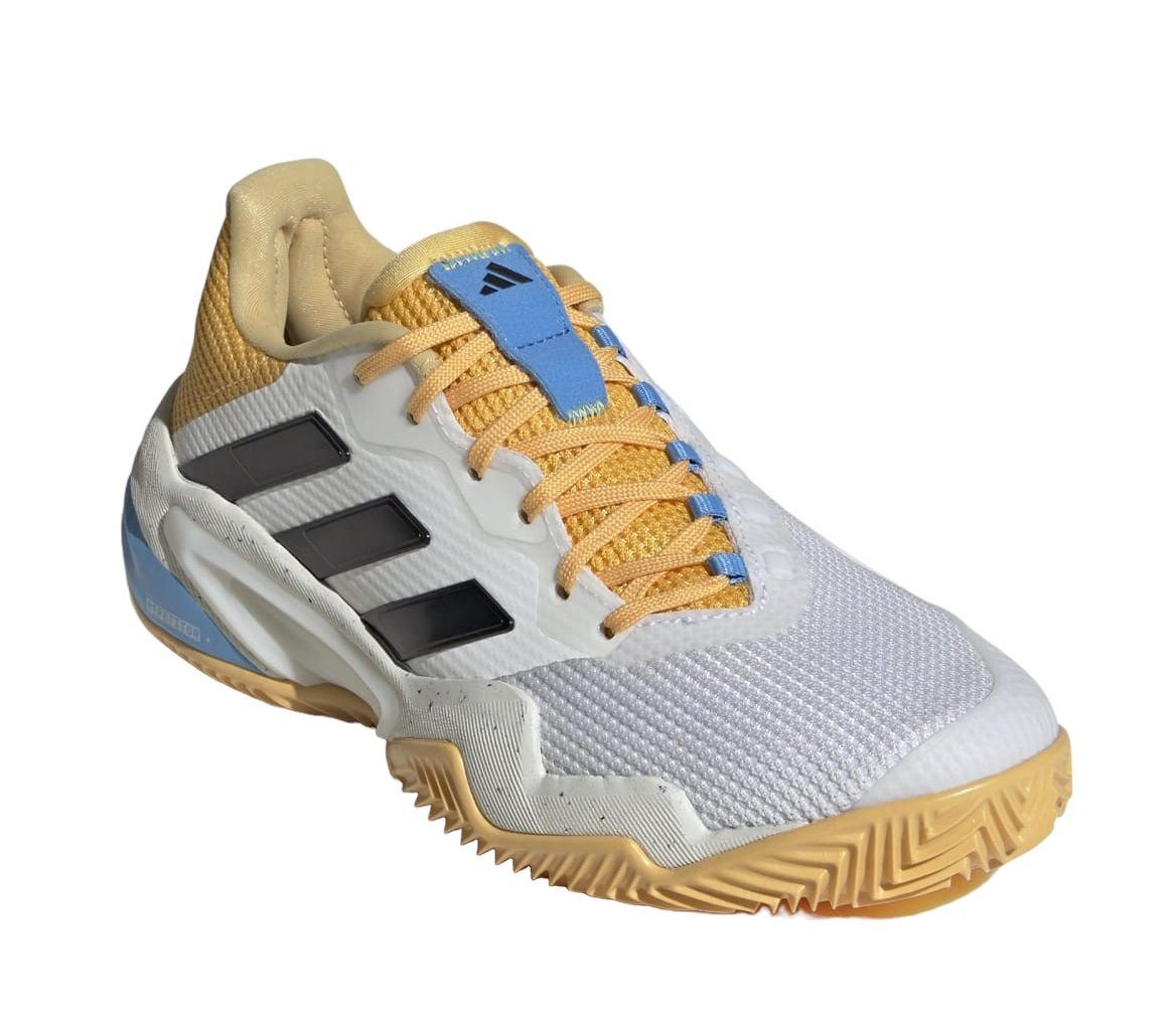 Barricade 13 Clay/Sandplatz 2024 weiss/schwarz/orange Damen Tennisschuh