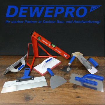 DEWEPRO Farbroller Beschichtungsroller für Spachtelmasse inkl. Ersatzrolle - Rollspachtel (2-St)