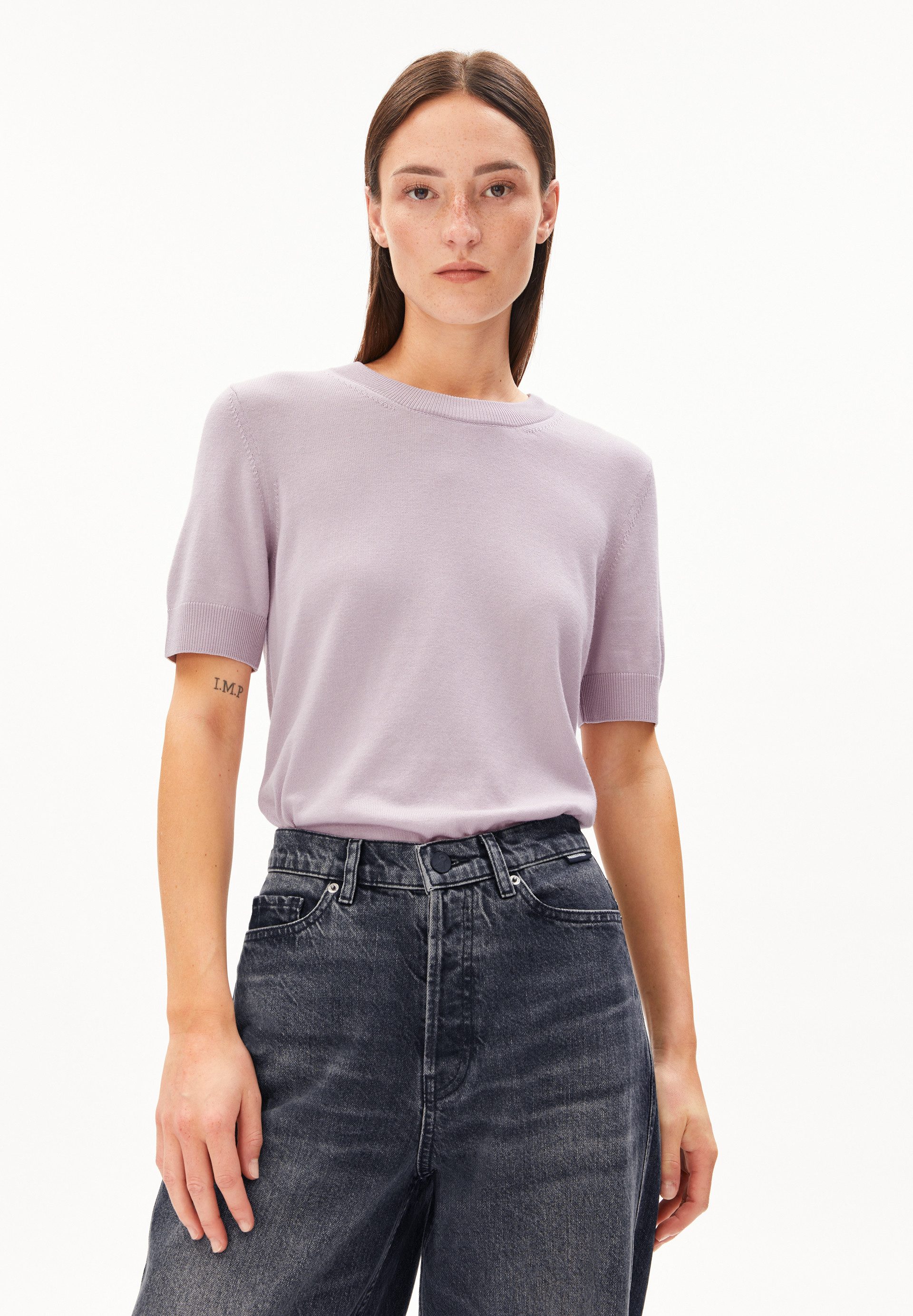 Armedangels Strickpullover SILJIAAS Strickshirt aus TENCEL™ Lyocell Mix Fitted