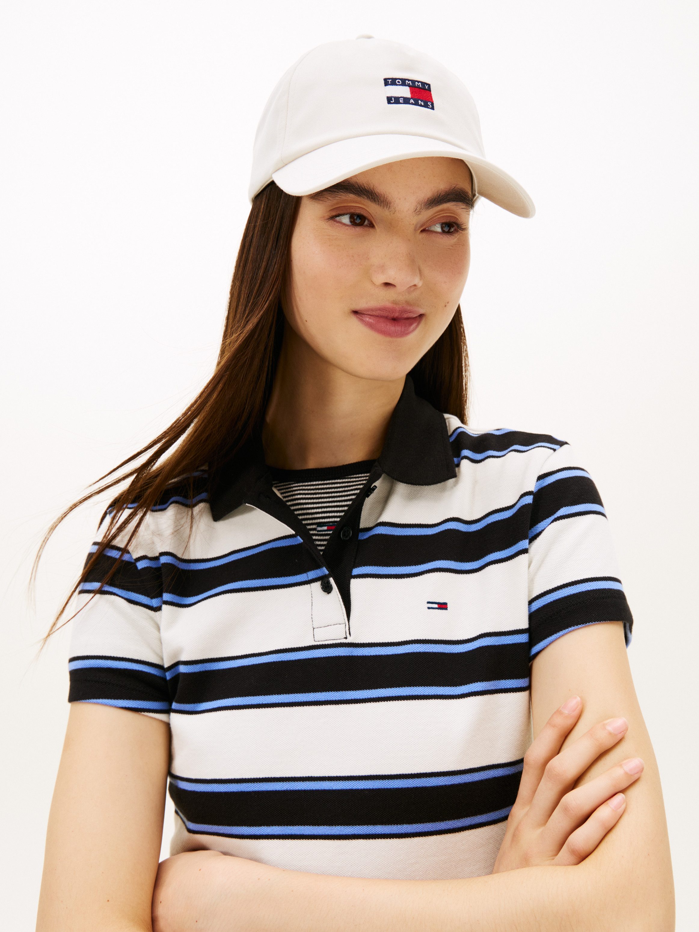 Tommy Jeans Baseball Cap TJW HERITAGE CORE 5 PANEL CAP Logoprägung, Klemmverschluss UNISEX