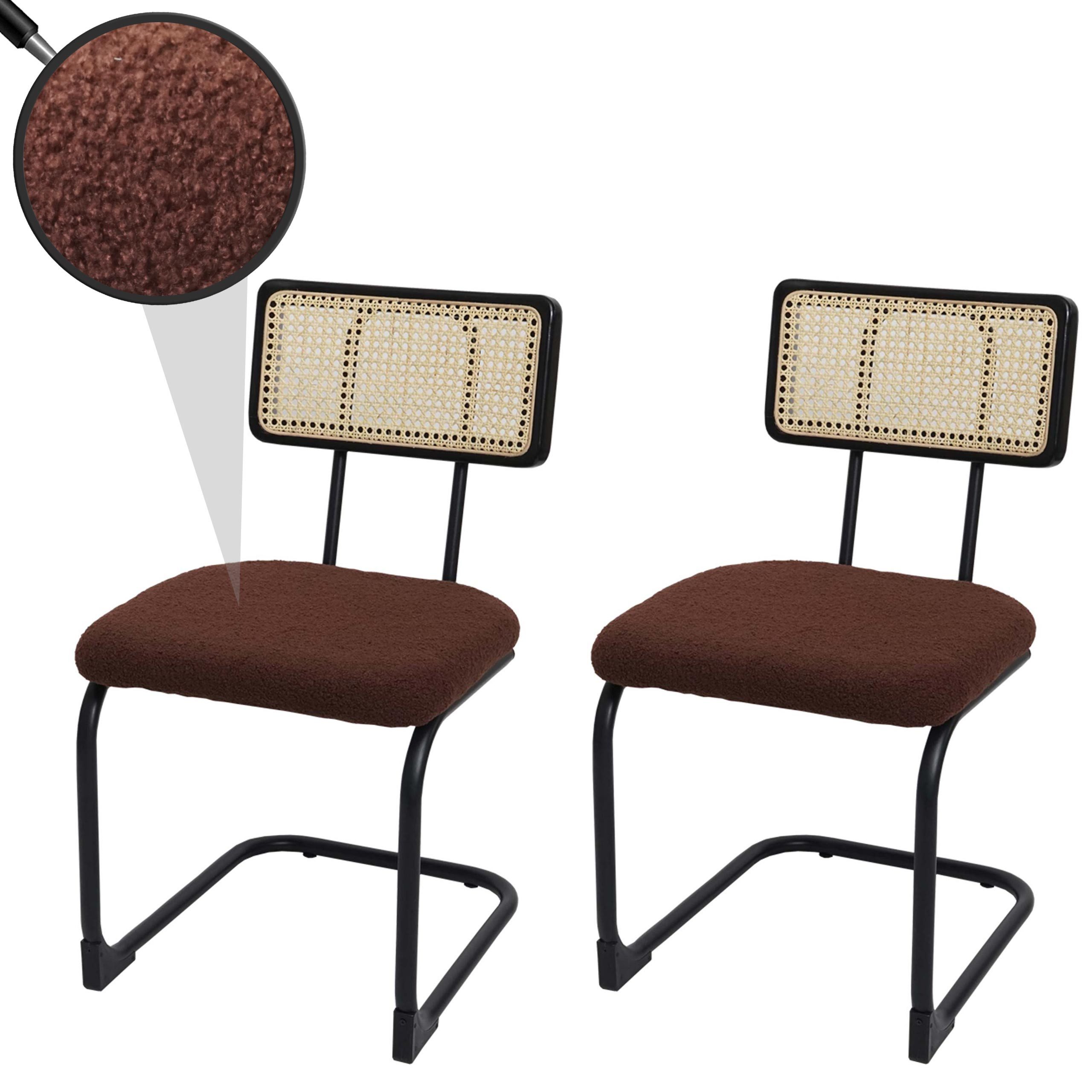 MCW Freischwinger MCW-K88 (Set), Bequeme Formgebung, Vintage Design