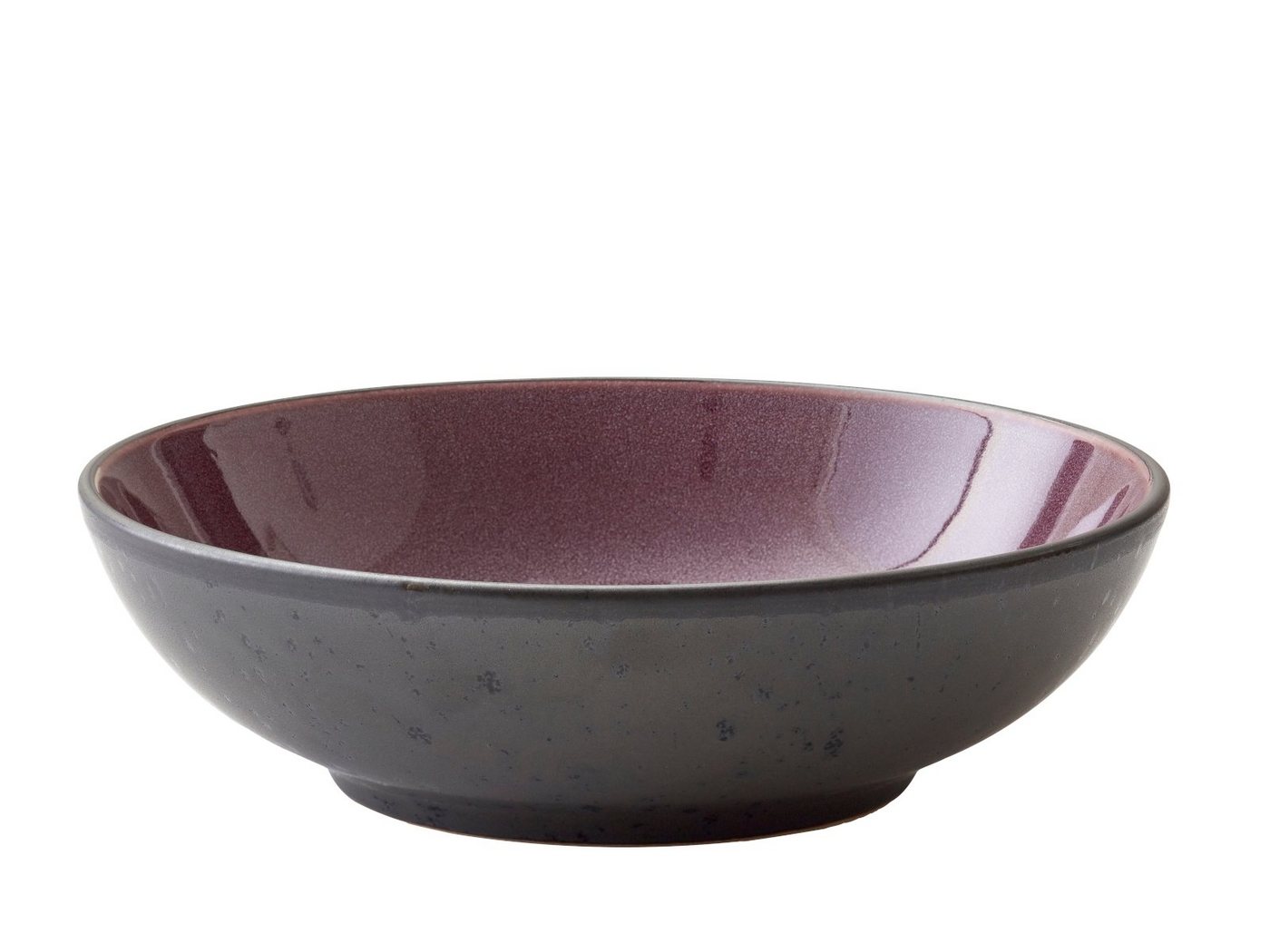 Bitz Pastateller Pastateller matt black / shiny lilac 20 cm, Pastateller 20 cm Schwarz/Lila