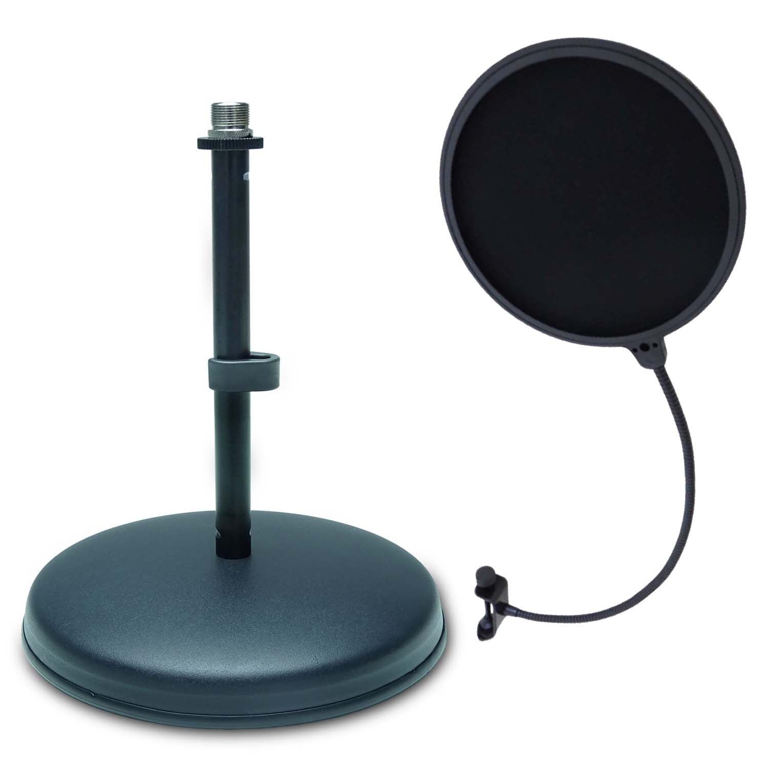 Mikrofonständer keepdrum Tischstativ MS032 mit EMH Popschutz