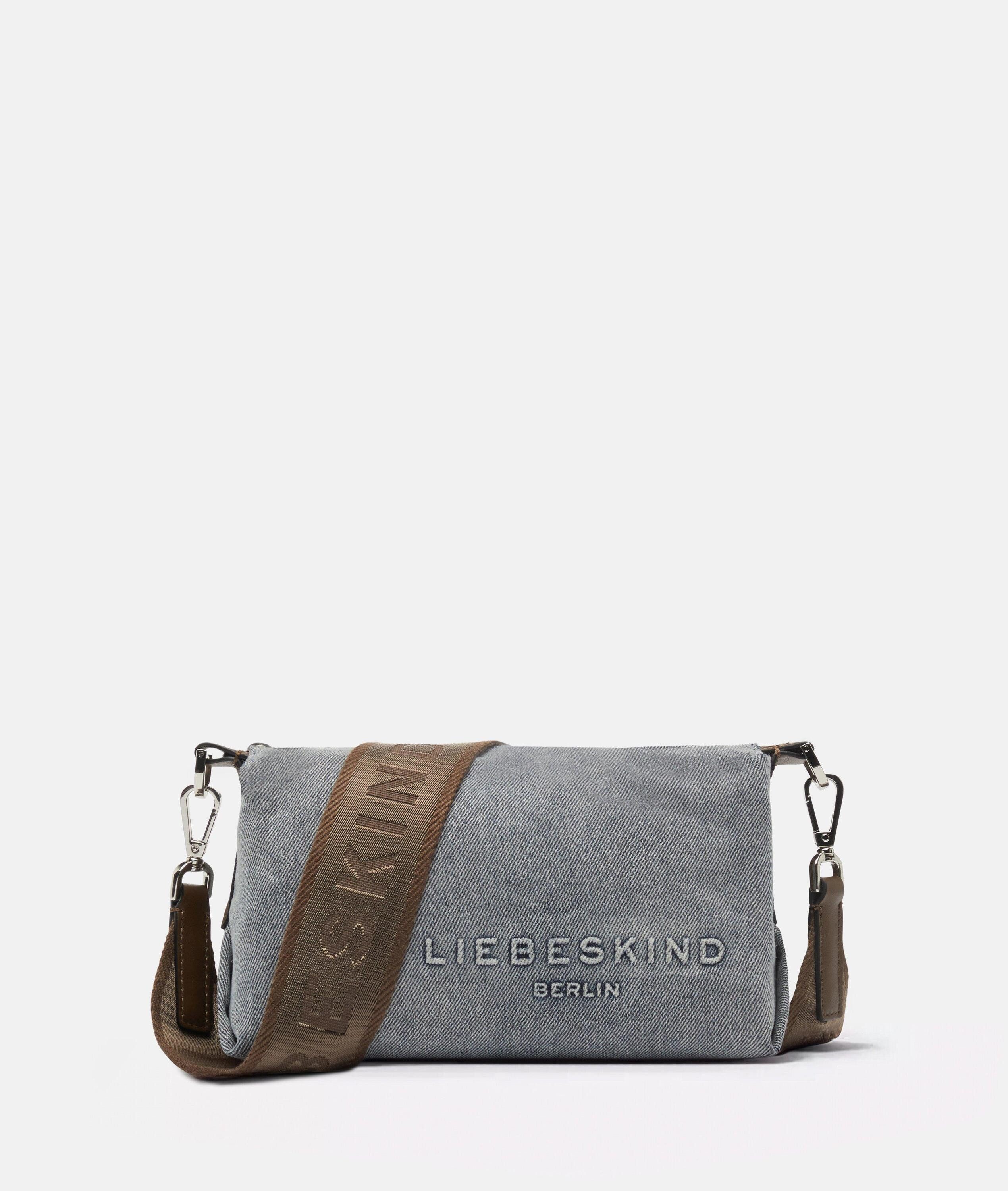Liebeskind Berlin Umhängetasche Crossbody, Handliche Umhängetasche aus Denim