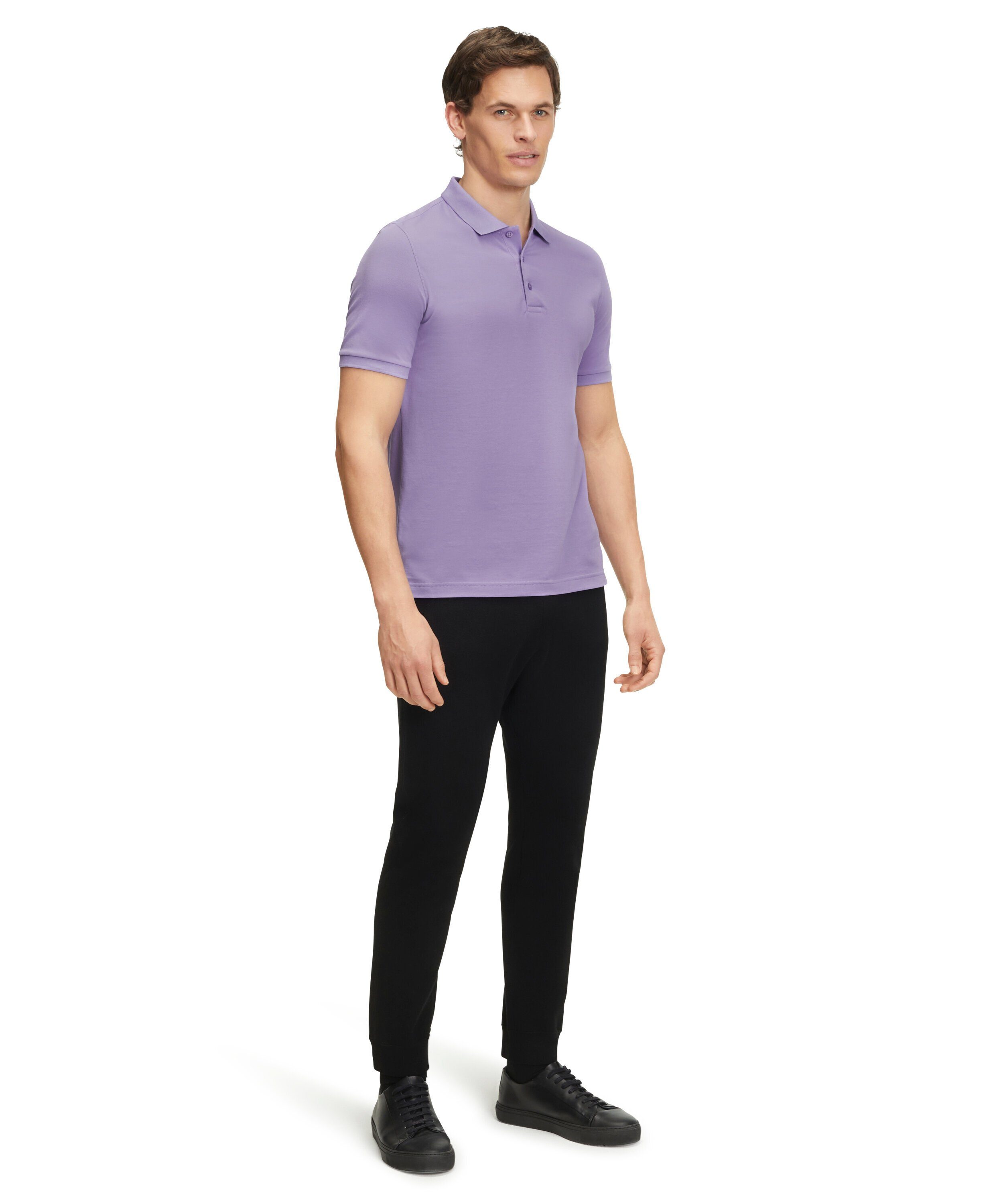 aus lavender Pima-Baumwolle FALKE Poloshirt hochwertiger (6901)