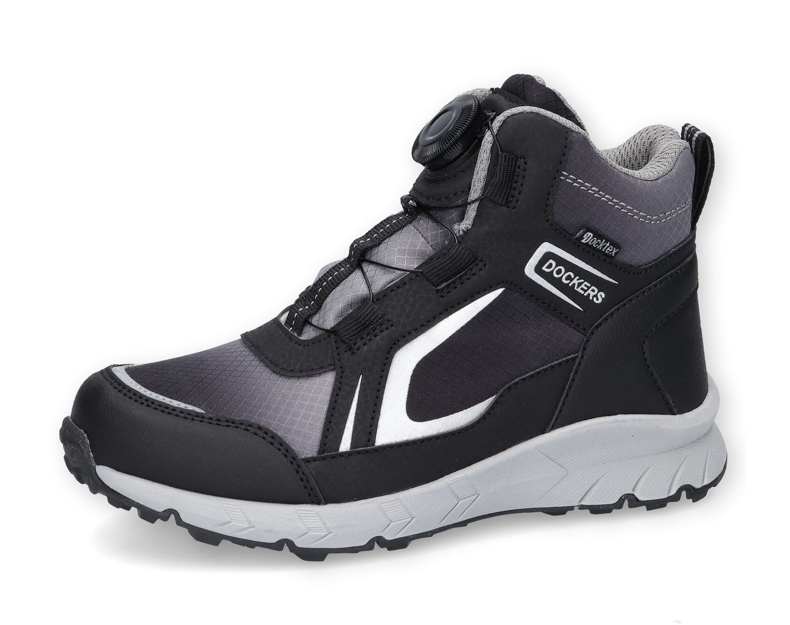 Dockers by Gerli Dockers Kinder High-top Sneaker 47SN703-637120 schwarz/grau Stiefel