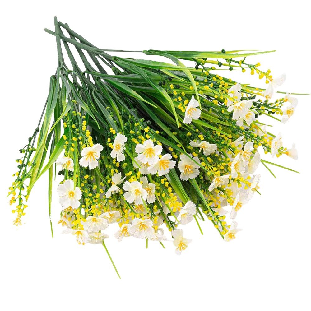 Kunstblumenstrauß Outdoor Kunstpflanze,Künstliche Frühlingsgras-Gänseblümch günstig online kaufen