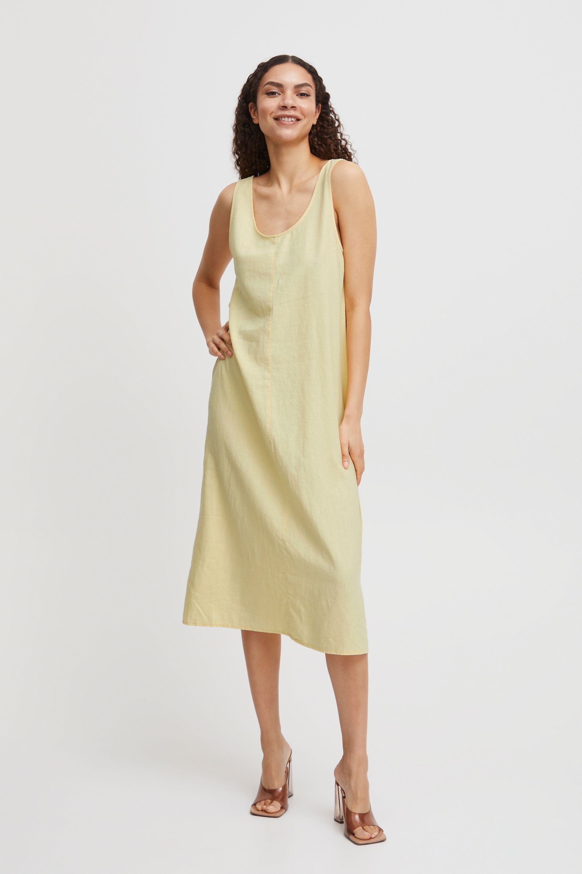 b.young Blusenkleid BYFALAKKA Dress aus Leinenmix günstig online kaufen