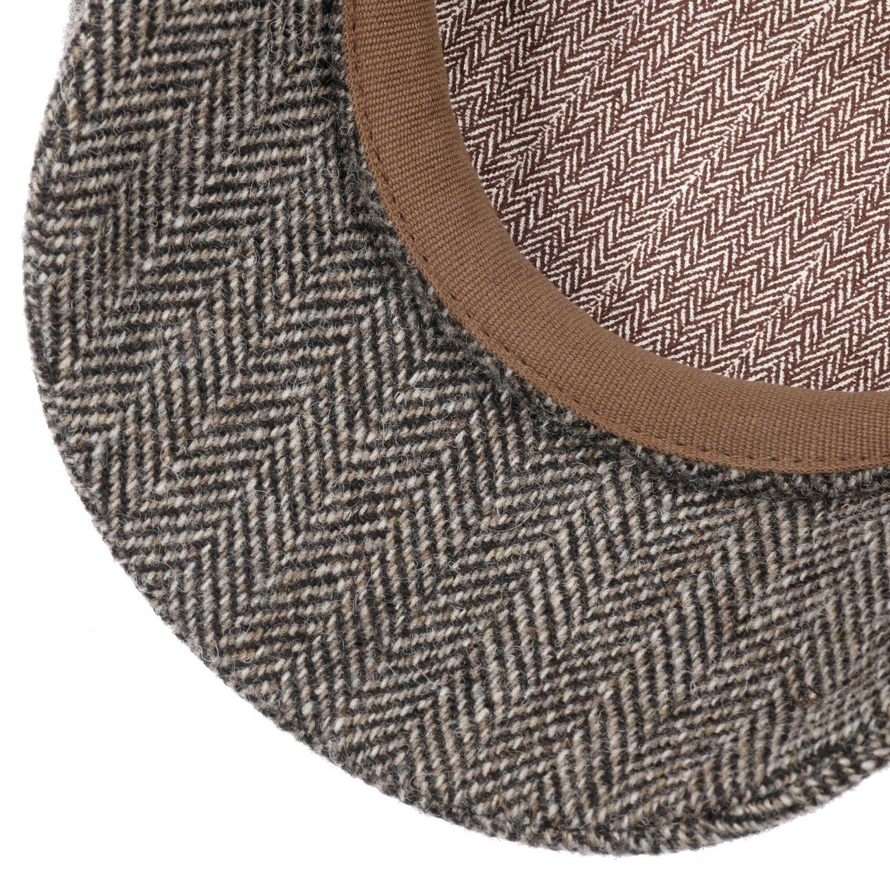 Stetson Flat Cap (1-St) Schirmmütze mit Schirm, Made in the EU