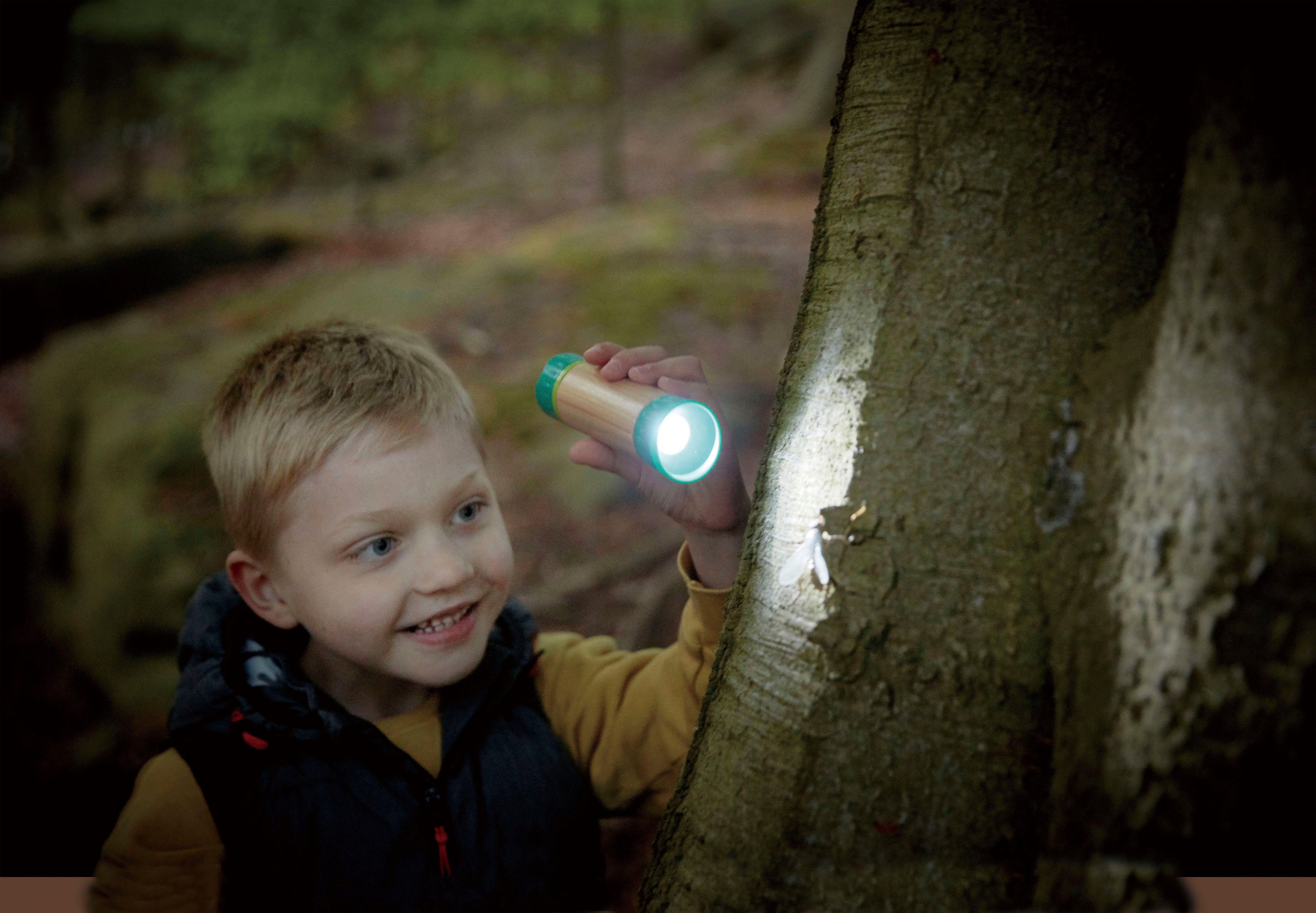 Hape Taschenlampe Natur für Kinder Fun, Hand-Taschenlampe
