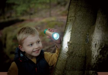Hape Taschenlampe Natur Fun, Hand-Taschenlampe, für Kinder