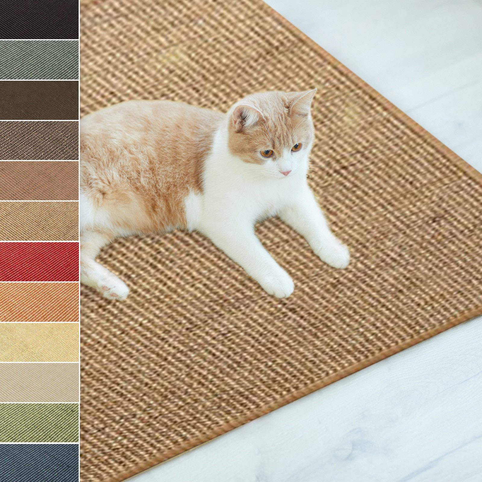 Karat Kratzmatte Sisal-Kratzteppich für Katzen, Katzenteppich günstig online kaufen