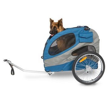 PetSafe Fahrradhundeanhänger Fahrradanhänger für Hunde Happy Ride L Blau
