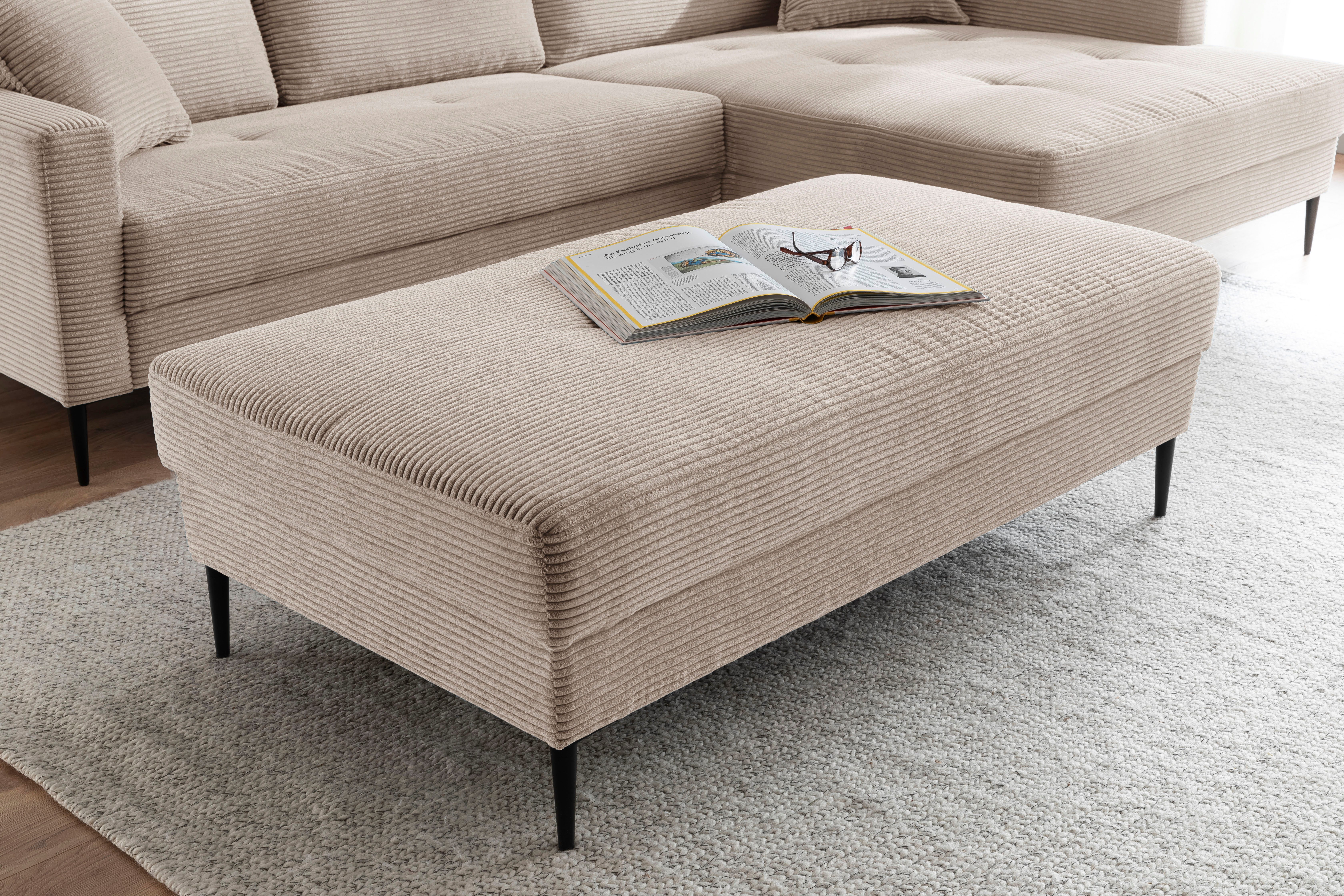 Trends by HG Hocker SUMMER, in Cord-Stoff mit Metallfuß