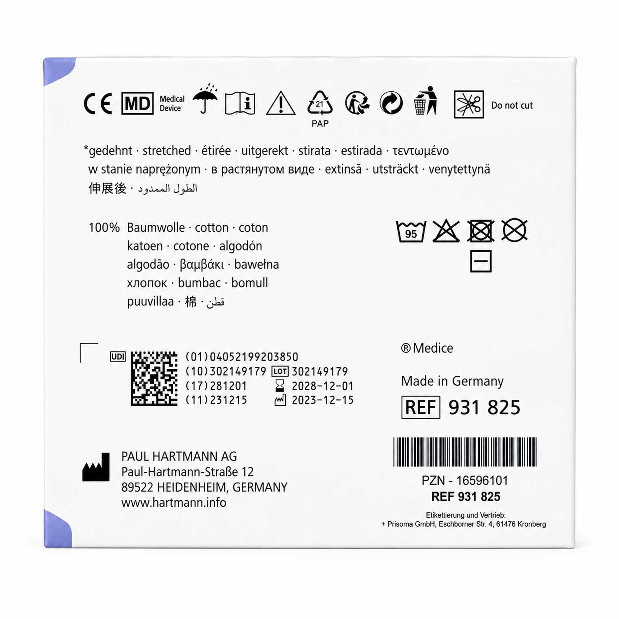 + Prisoma GmbH Fußbandage PÜTTER Flex Duo Binde 8/10 cmx5 m