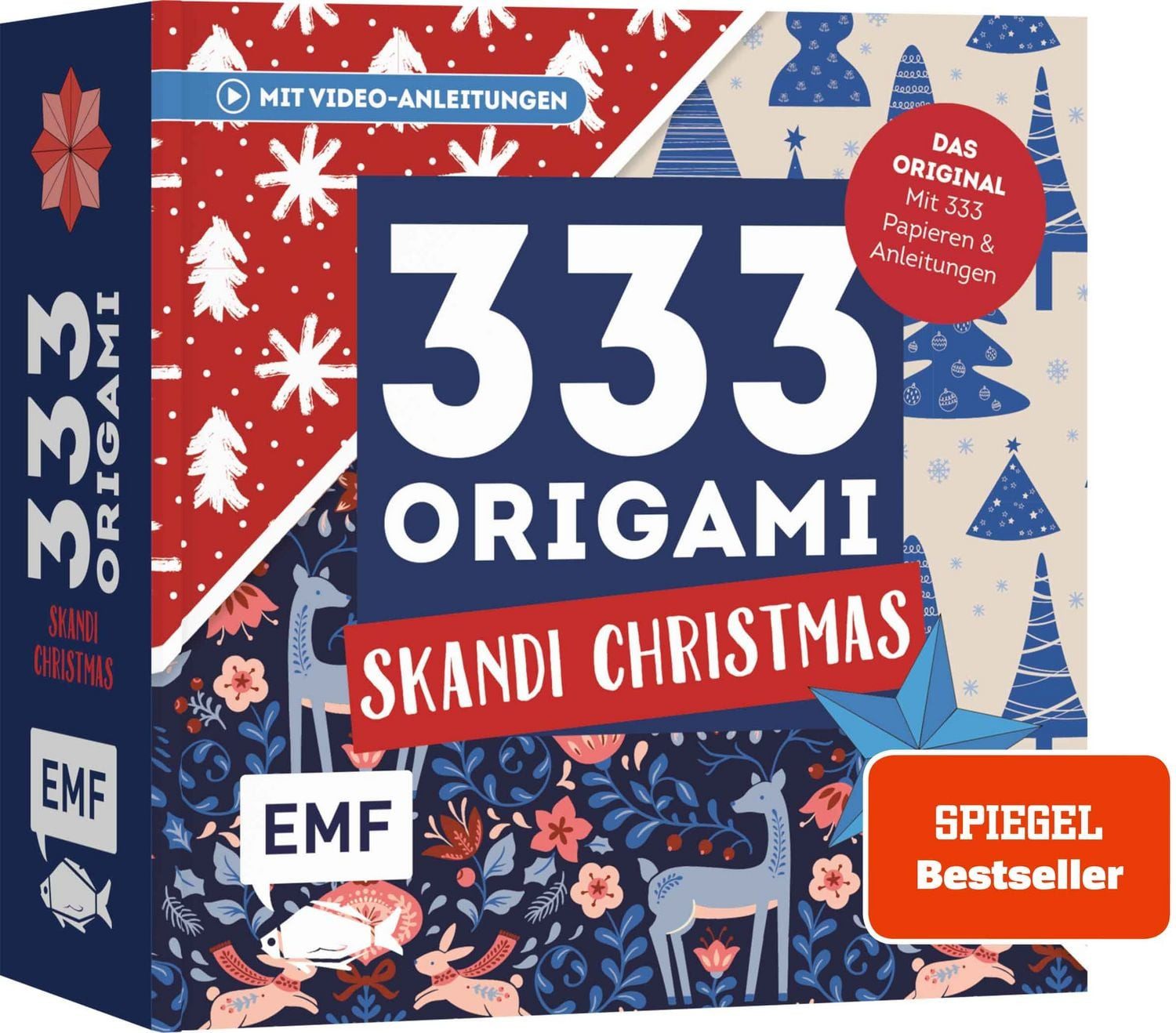 333 Origami – Skandi Christmas – Zauberschöne Papiere falten für die W / diverse