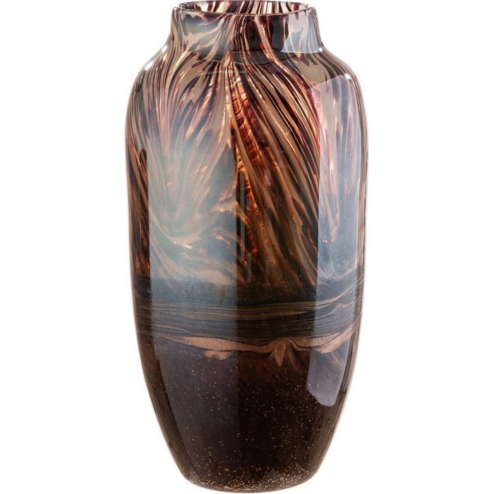 Casablanca by Gilde Tischvase Alessia (1 St) dekorative Vase aus Glas Blumenvase