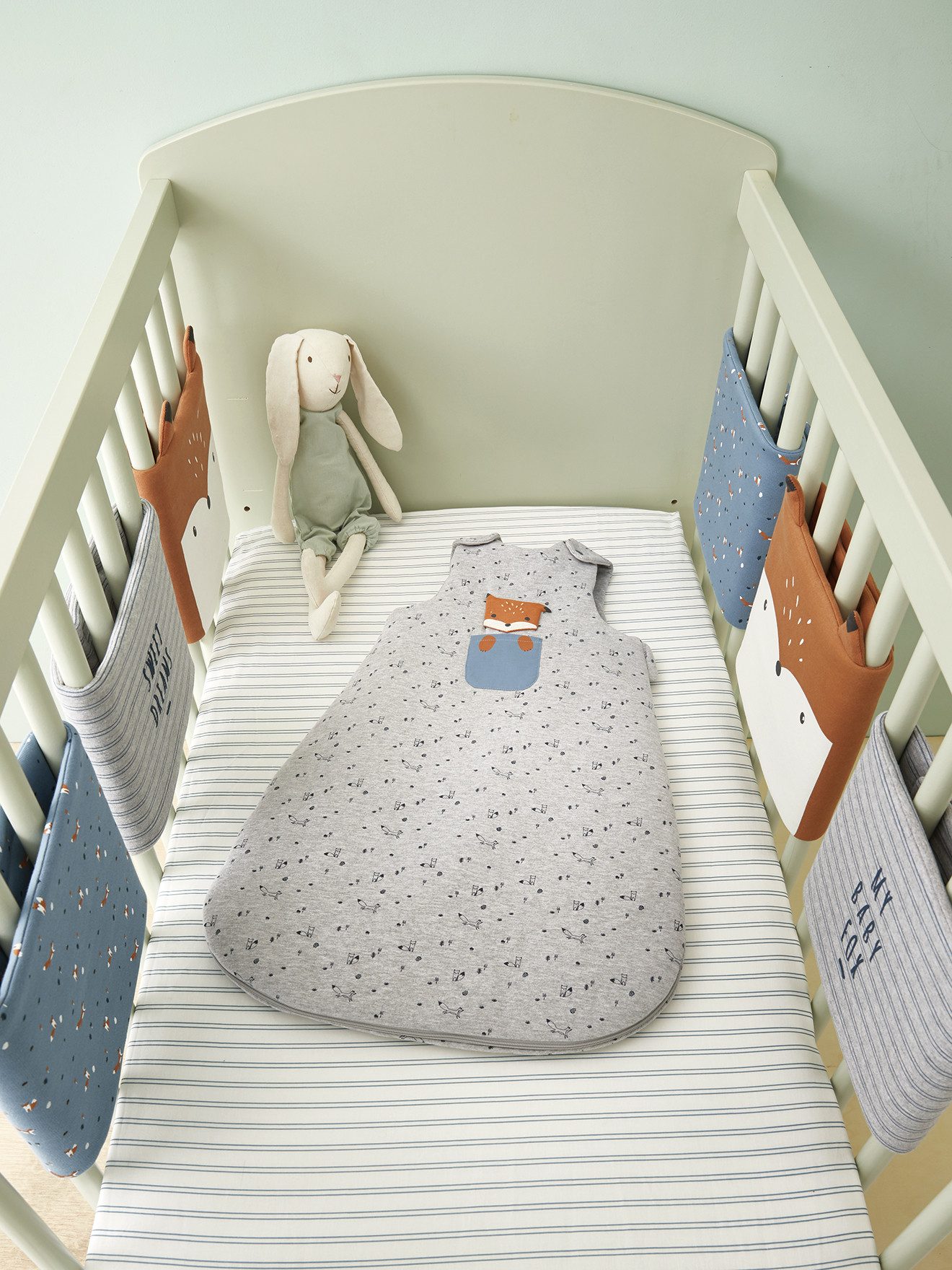 vertbaudet Babyschlafsack Ärmelloser Baby Schlafsack BABY FOX, Sommerschlafsack, 2 TOG