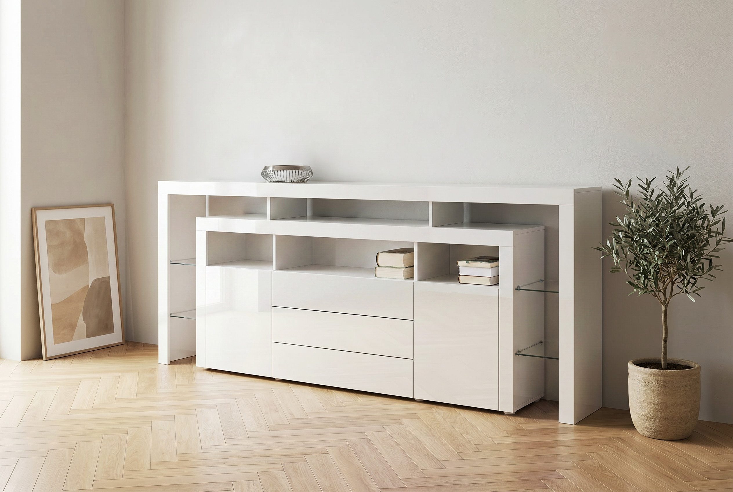borchardt Möbel Sideboard Rosario, Breite 220 cm