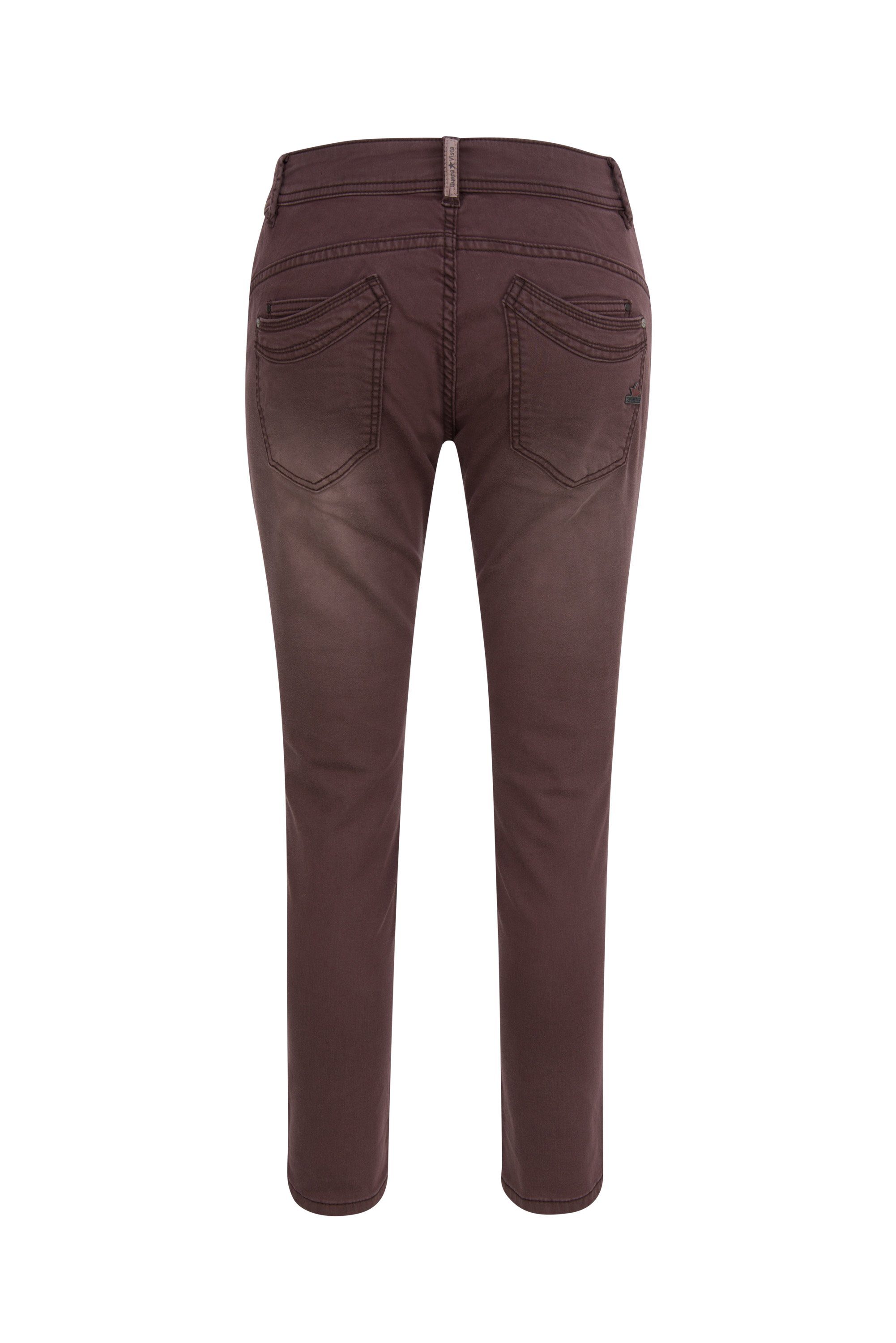 Buena Vista Stretch-Jeans BUENA VISTA MALIBU 7/8 aubergine 2107 J5122 SD108 HL4.2150 - Sweat