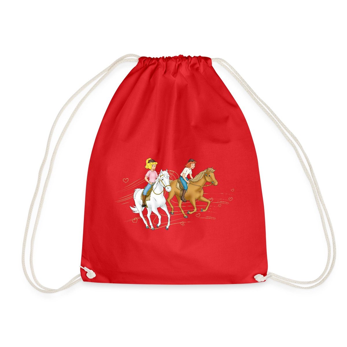 Spreadshirt Turnbeutel Bibi Und Tina Ausritt Mit Amadeus Und Sabrina Turnbeutel (1-tlg)